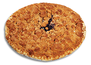 10’ Bluberry Crumble Pie